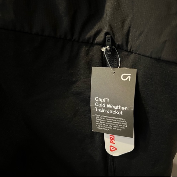 NWT GAP Men’s Big XXXL Black Cold Weather Train Jacket Zipper Coat - Picture 6 of 8